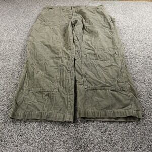 No Boundaries Pants Mens 40X31 Green Corduroy Double Knee Carpenter Wide Leg Y2K